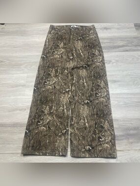 Refuge Camouflage wide-Leg Pants sz S